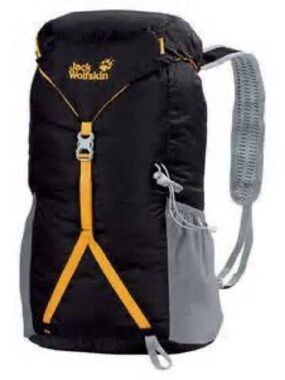 Jack Wolfskin Jack Wolfskin Stowaway Pack 22 Black & Yellow Lightweight